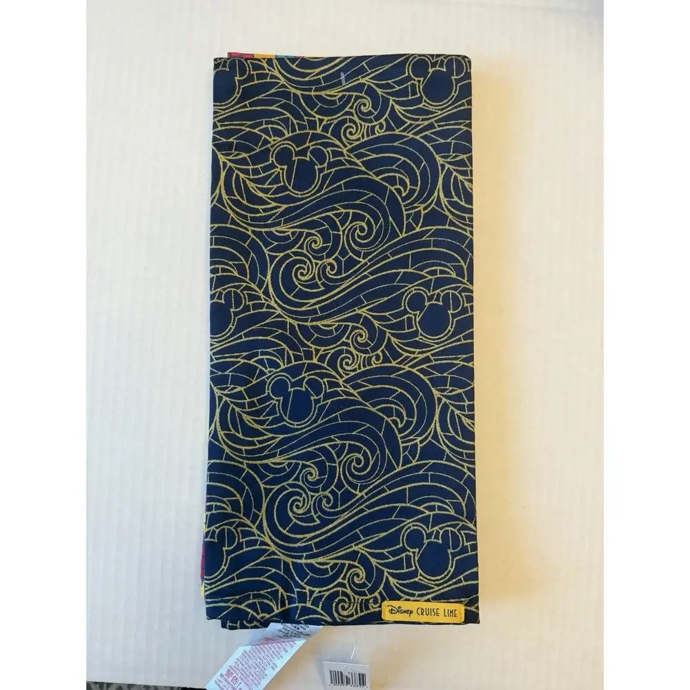 Set Of 2 Disney Cruise Line Kitchen Dish Towels Nautical Ship Theme